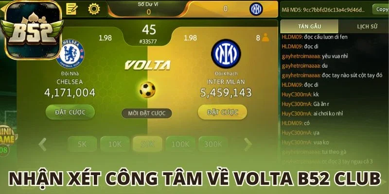 Nhận xét công tâm về Volta B52 club