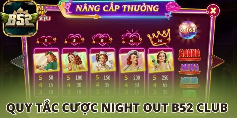 Quy tắc cược Night Out B52 club chi tiết